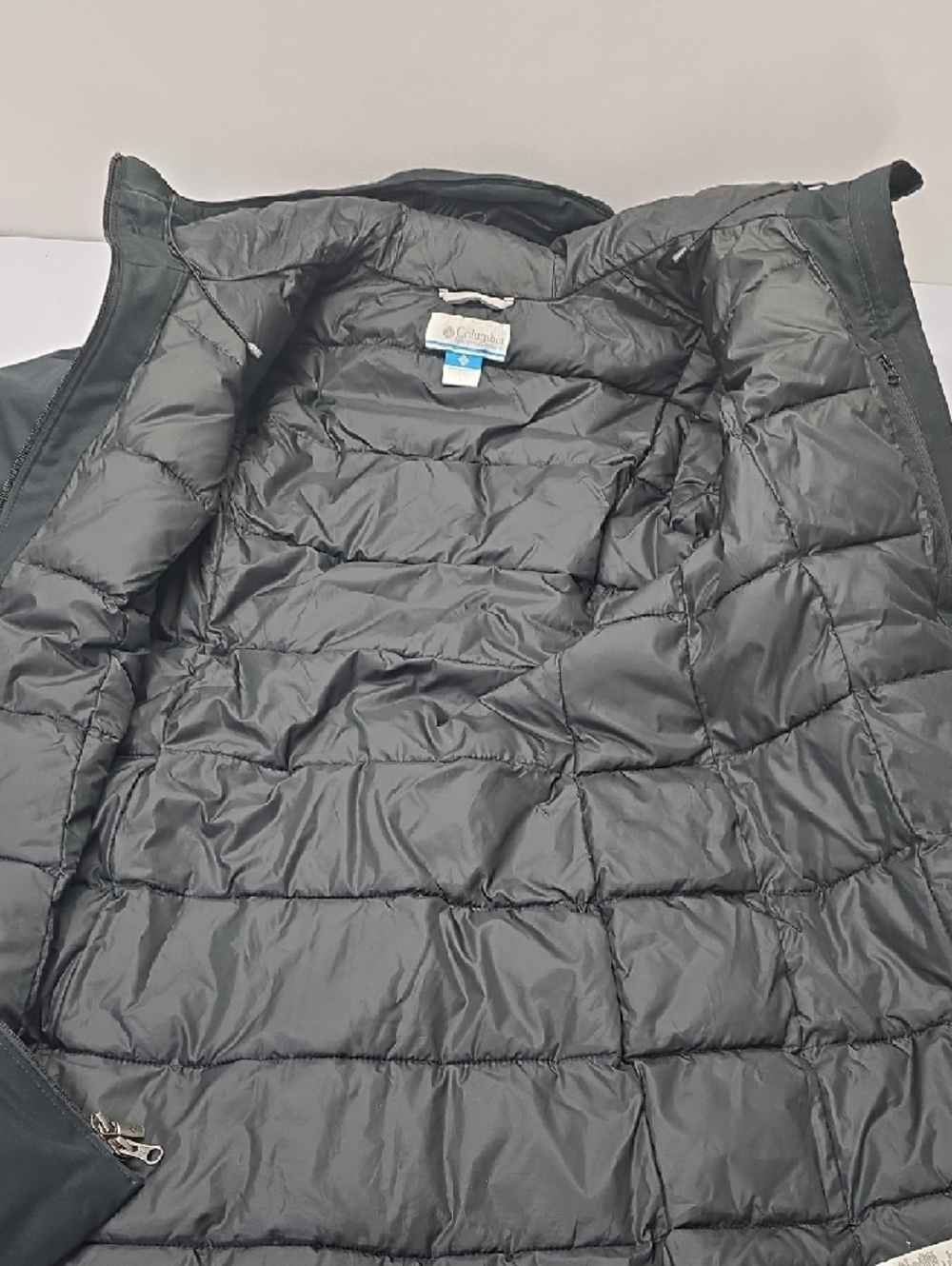 Columbia Womens Black Hooded Insulated Parka Puffer Jacket XL9984 Size S - Picture 5 of 5